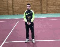 Ямболският тенисист Драгомир Драганов спечели Държавния Турнир в зала до 14 години