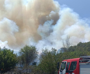 Чакаме самолети от Швеция в борбата с огъня в Малешевска планина