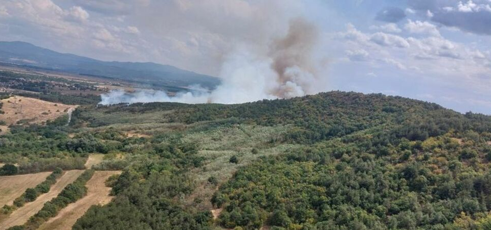 Военнослужещи и два хеликоптера от 24-а авиобаза в Крумово се включиха в гасенето на големия пожар, който гори в Средна гора. Те ще действат за погасяване...