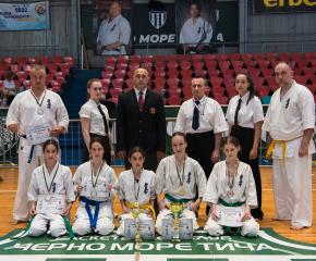 "Карате Киокушинкай" Ямбол с девет медала от Държавно първенство във Варна