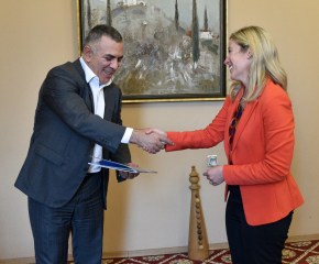 Кметът Стефан Радев се срещна с Кристина де Бройн – представител на УНИЦЕФ в България