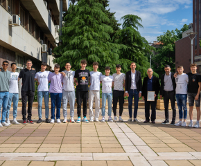 Кметът Валентин Ревански поздрави младите спортисти от Баскетболен клуб „Тунджа“ – Ямбол под 16-годишна възраст, носители на Купата на България за 2023 година