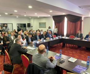 Кметът на Ямбол Валентин Ревански присъства на срещата на заинтересованите страни по проект BULADAPTECOS в Пловдив