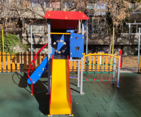 Община Сливен обнови детска площадка в квартал „Дружба“