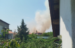 Овощна градина и треви горяха в кв. "Речица" 