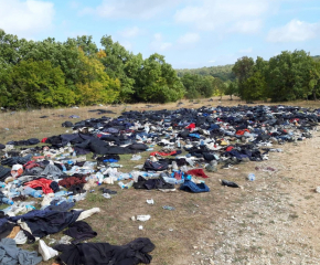 Почистват сметищата на границата с Турция