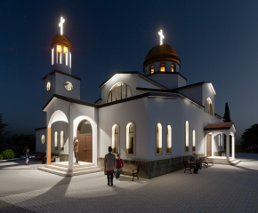 Поредна стъпка към облагородяването на района около църквата в парк „Юнак“