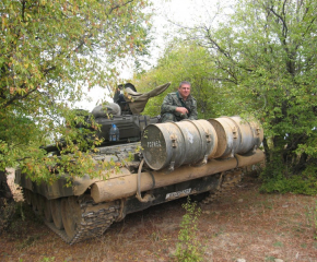 Сливенските танкисти на учение в "Ново село" 