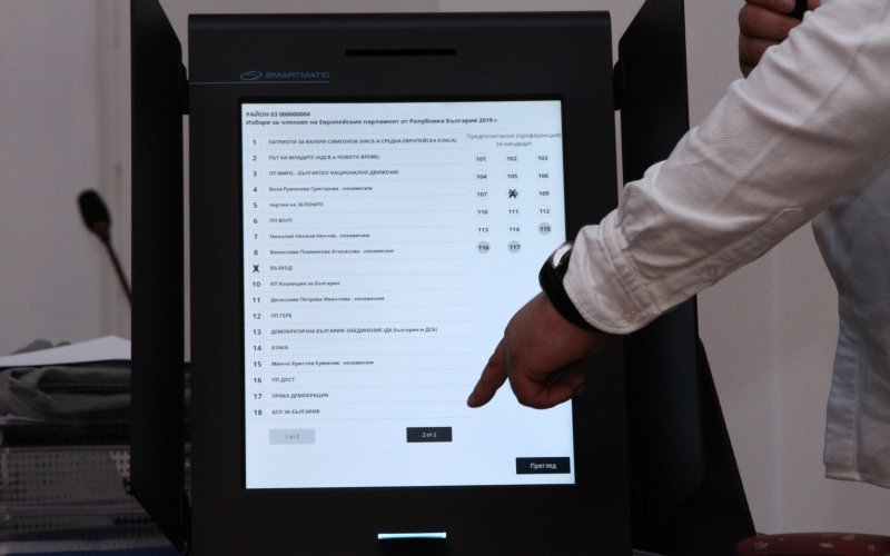 Централната избирателна комисия даде разрешение на МВР транспортирането на машините за гласуване да започне в 17.00 часа от склада за съхранение в София...