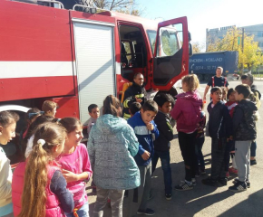 Урок по пожарна безопасност в Болярово
