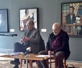 Владимир Гаджев и Христо Карастоянов припомниха славното ямболско минало на срещата „Кукер джаз или когато Ямбол беше столица на джаза в България“