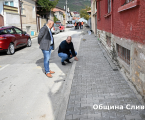 Започна ремонт на тротоари в Сливен