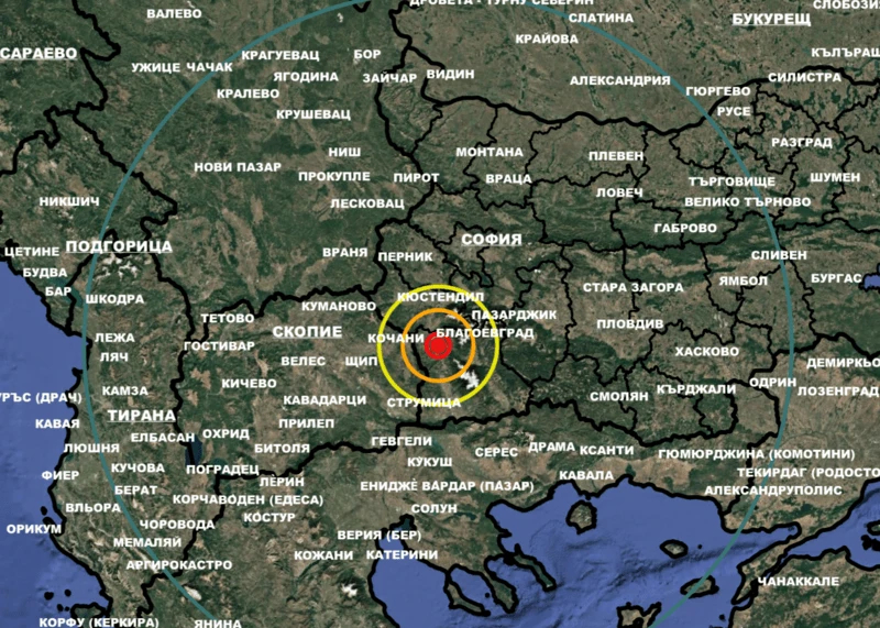 Слабо земетресение с магнитуд 2.3 по Рихтер е регистрирано в 21:52 часа вчера, показа справка на сайта на Националния институт по геофизика, геодезия и...